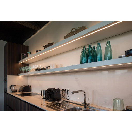 SLV 1000461 GRAZIA 10 LED surface mounted profile, flat, grooved, 2m, white - Toplightco