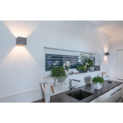 SLV 1000911 SOLID CUBE Wall luminaire, QT14, black sandstone, max. 25W - Toplightco