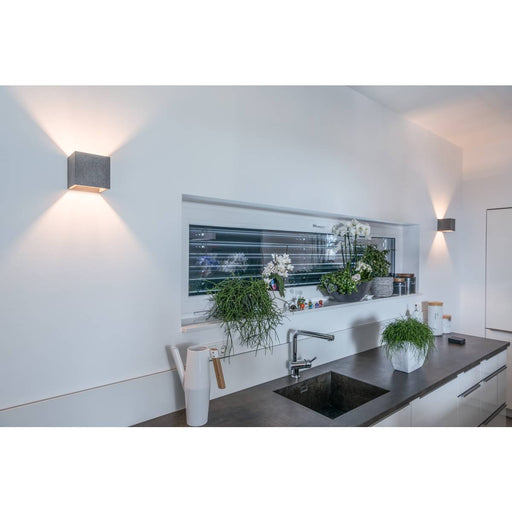 SLV 1000911 SOLID CUBE Wall luminaire, QT14, black sandstone, max. 25W - Toplightco