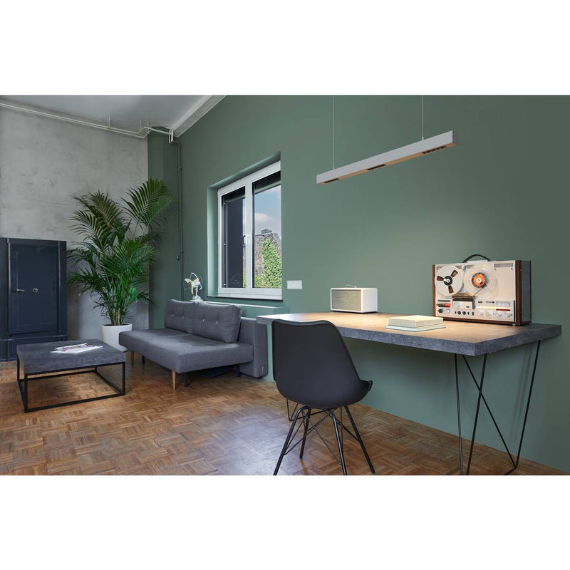 SLV 1000934 Q-LINE PD, LED Indoor pendant light, 1m, BAP, silver, 4000K - Toplightco