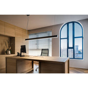 SLV 1001309 Q-LINE DALI SINGLE LED, pendant, dimmable, 1500mm, black - Toplightco