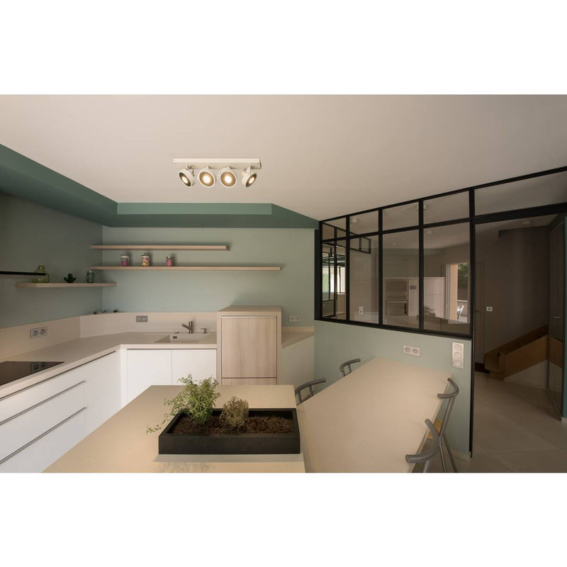 SLV 1002024 KALU CW, indoor surface-mounted wall and ceiling light, quad, ES111 white 4x75W - Toplightco