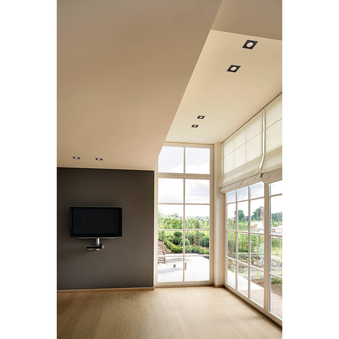SLV 1002101 PATTA-I, LED outdoor recessed ceiling light, angular DL IP65 black 1800-3000K - Toplightco