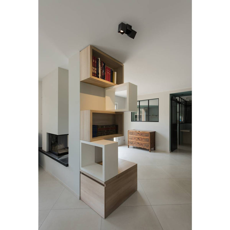 SLV 1002215 ALTRA DICE CL, Indoor surface-mounted wall and ceiling light, double, GU10, black - Toplightco