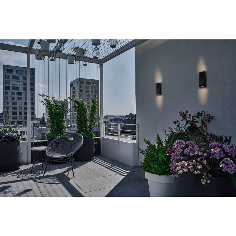 SLV 1002505 VILUA UP/DOWN WL Outdoor recessed wall light, anthracite, IP54 100° - Toplightco