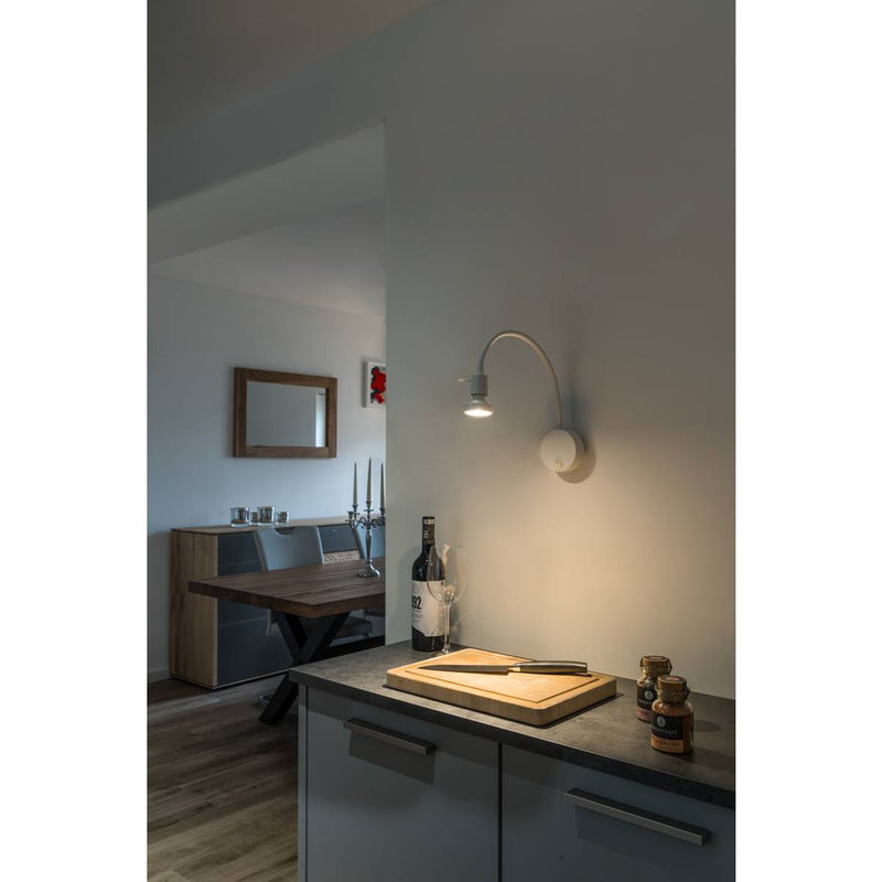 SLV 1002607 DIO FLEX PLATE GU10 WL indoor surface-mounted wall light, white - Toplightco