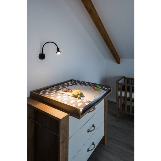 SLV 1002608 DIO FLEX PLATE GU10 WL indoor surface-mounted wall light, black - Toplightco