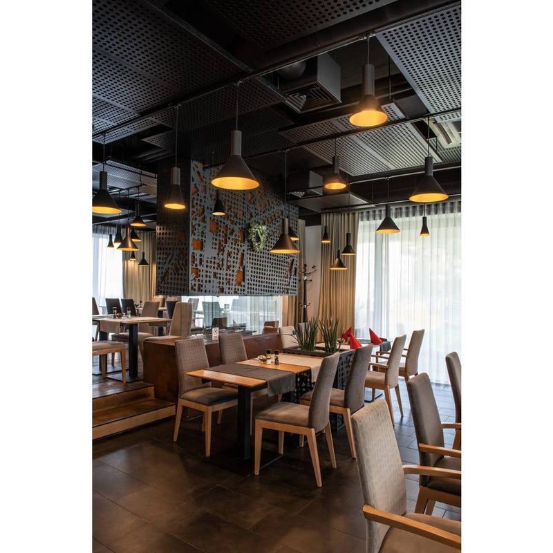 SLV 1002949 PHELIA 275 E27 Indoor pendant black/gold - Toplightco