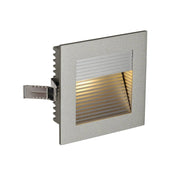 SLV 111292 FRAME CURVE LED recessed light , square, silver-grey, warm white LED - Toplightco