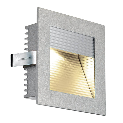 SLV 111292 FRAME CURVE LED recessed light , square, silver-grey, warm white LED - Toplightco