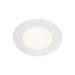 SLV 112221 DL 126 LED downlight, round, white, 3W LED, warm white, 12V - Toplightco