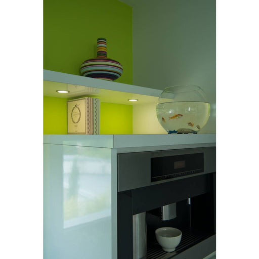 SLV 112225 DL 126 LED, downlight, round, brushed metal, warm white, 12V - Toplightco