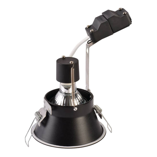 SLV 113160 HORN-O GU10, steel, 1x GU10 max. 50W, matt black, IP21, incl. clip springs - Toplightco