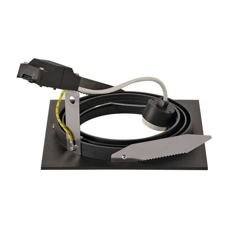 SLV 113830 NEW TRIA ES111 SQUARE, black, GU10, max. 75W, incl. leaf springs - Toplightco
