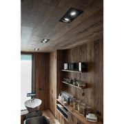 SLV 113840 NEW TRIA ES111 SQUARE, black, 2x GU10, max. 2x 75W, incl. leaf springs - Toplightco