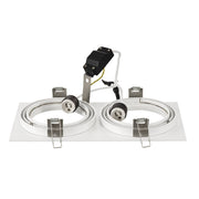 SLV 113841 NEW TRIA ES111 SQUARE, white, 2x GU10, max. 2x 75W, incl. leaf springs - Toplightco