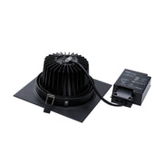 SLV 114280 NEW TRIA LED DL SQUARE SET, matt black, 25W, 30°, 2700K, incl. driver, clip springs - Toplightco