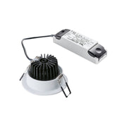 SLV 114421 PATTA-I recessed ceiling light , round, matt white, 9W, 38°, 3000K, incl. driver - Toplightco