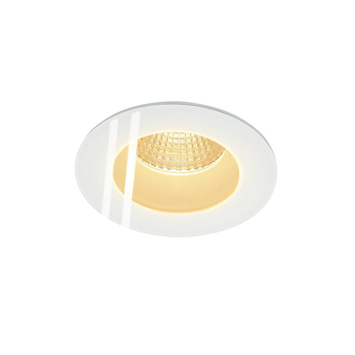 SLV 114441 PATTA-F recessed ceiling light , round, matt white, 9W, 38°, 3000K, incl. driver - Toplightco