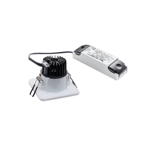 SLV 114451 PATTA-F recessed ceiling light , square, matt white, 9W, 38°, 3000K, incl. driver - Toplightco