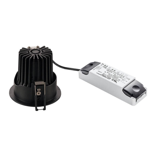 SLV 114500 H-LIGHT REFLECTOR, matt black, 12W, 20°, 2700K, incl. driver , clip spring - Toplightco