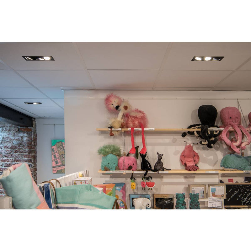 SLV 115720 KADUX LED DL SET, rectangular, matt black, 3x 9W, 38°, 3000K , incl. driver - Toplightco