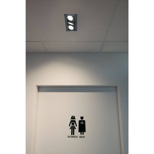 SLV 115720 KADUX LED DL SET, rectangular, matt black, 3x 9W, 38°, 3000K , incl. driver - Toplightco