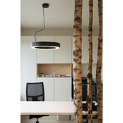 SLV 133840 MEDO PRO 60 RING pendant, black, LED - Toplightco