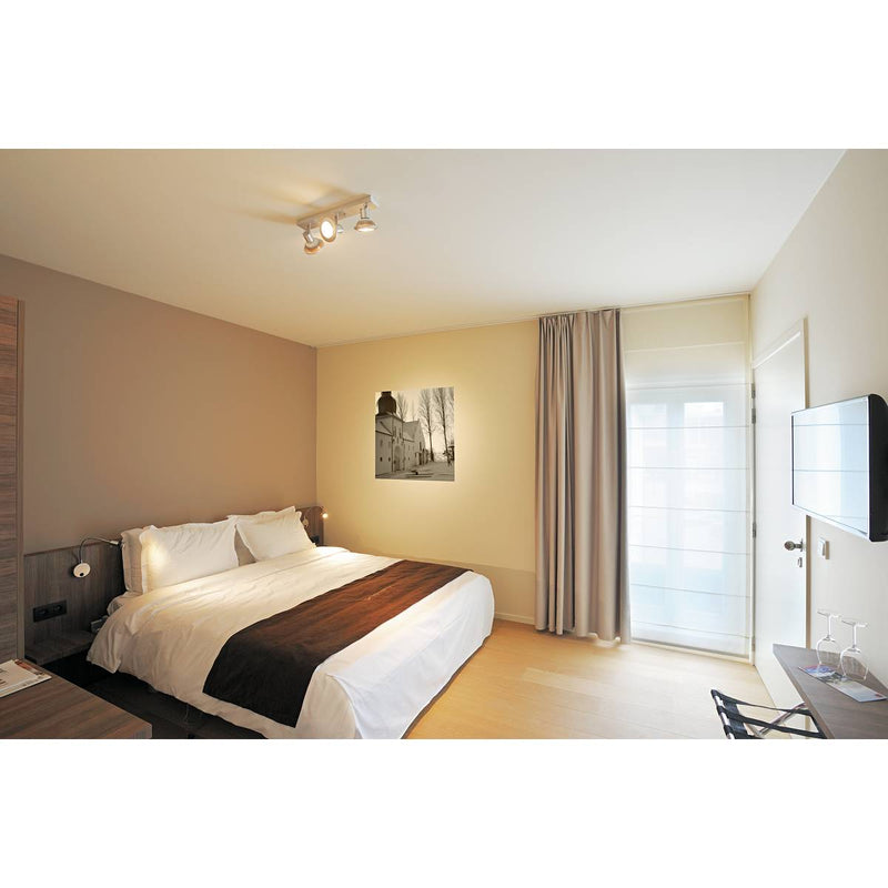 SLV 146692 DIO FLEX PLATE GU10 wall light , chrome, GU10, max. 50W, incl. switch - Toplightco