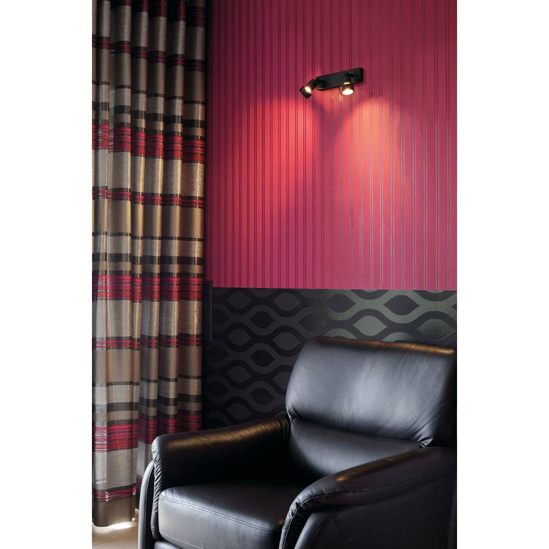 SLV 147370 PURI 2 ceiling light, matt black, 2x GU10, max. 2x 50W, incl. deco ring - Toplightco