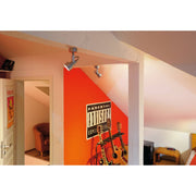 SLV 147559 INDA SPOT GU10 wall and ceiling light, alu brushed, max. 50W - Toplightco