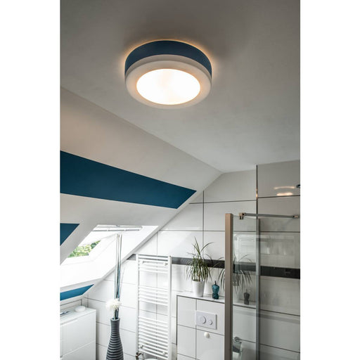 SLV 148001 Ceiling light, GL 105 E27, round, white plaster, max. 2x 25W - Toplightco