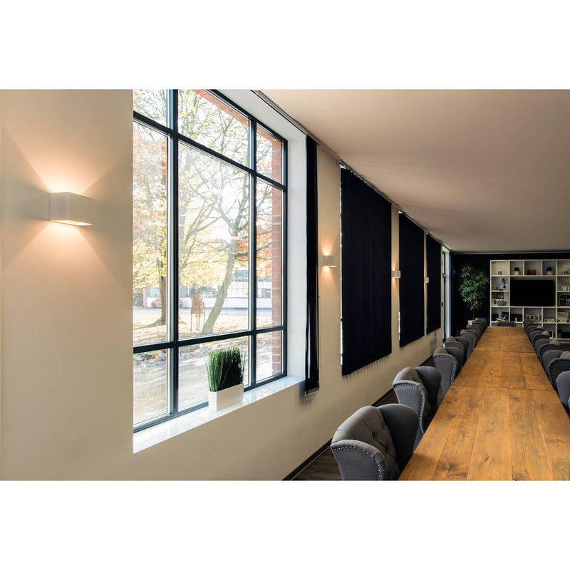 SLV 148018 PLASTRA CUBE wall light, square, white plaster, G9, max. 42W - Toplightco