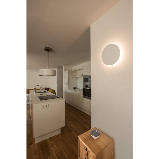 SLV 148091 PLASTRA, wall light, LED, 3000K, round, white plaster, Ø 26cm - Toplightco
