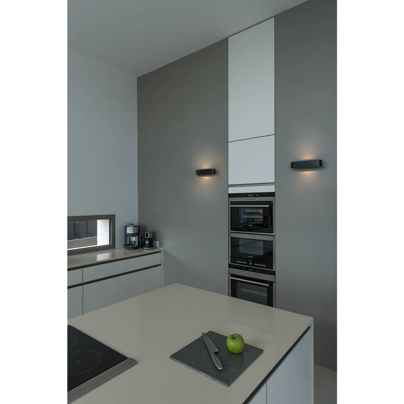 SLV 151410 OSSA R7s 300 LED wall light, oval, matt black, R7s 118mm, max. 120W, up/down - Toplightco