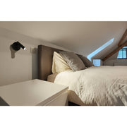 SLV 152340 KARPO 30 single spot, wall and ceiling light, round, black, 7.5W LED, 3000K, with switch - Toplightco