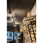 SLV 152750 EURO CUBE SPOT, black, 60°, 3000K COB LED, CRI90, incl. 3-Circuit adapter - Toplightco