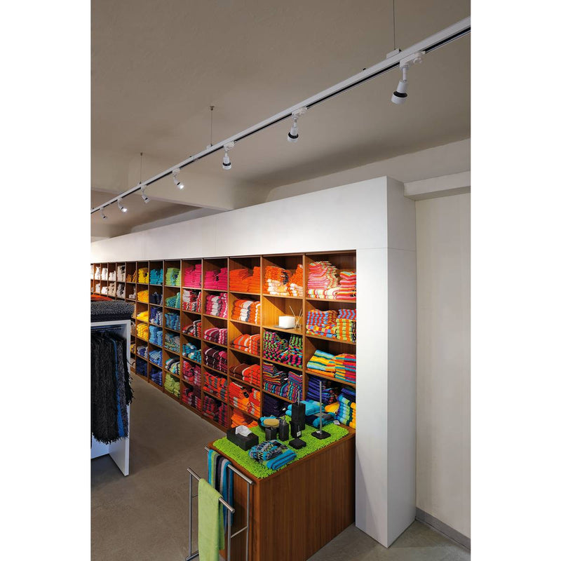 SLV 153561 PURI lamp head, white, GU10, max. 50W, incl. 3-Circuit adapter - Toplightco