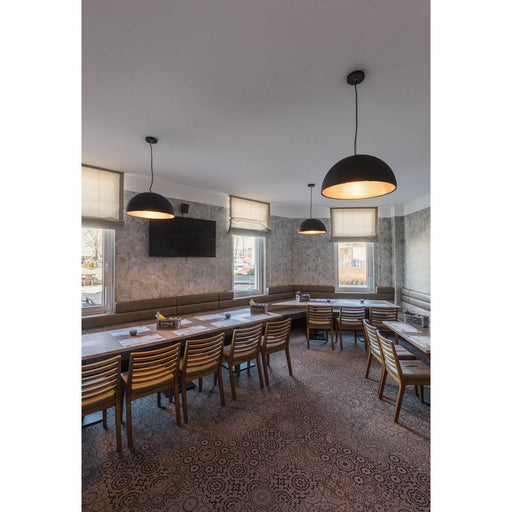 SLV 155930 FORCHINI M pendant, PD-1, 50cm , round, black/gold, E27, max. 40W - Toplightco