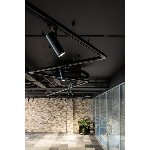 SLV 152960 HELIA 50 LED Spot for 3 Circuit High-voltage Tracksystem, 3000K, black, 35°, incl. 3 Circuit adapter - Toplightco