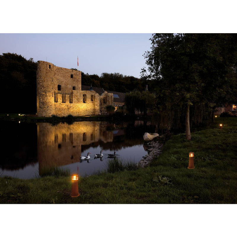 SLV 229020 RUSTY 40 bollard light, rusted iron, E27 Energy Saver, max. 11W, IP55 - Toplightco