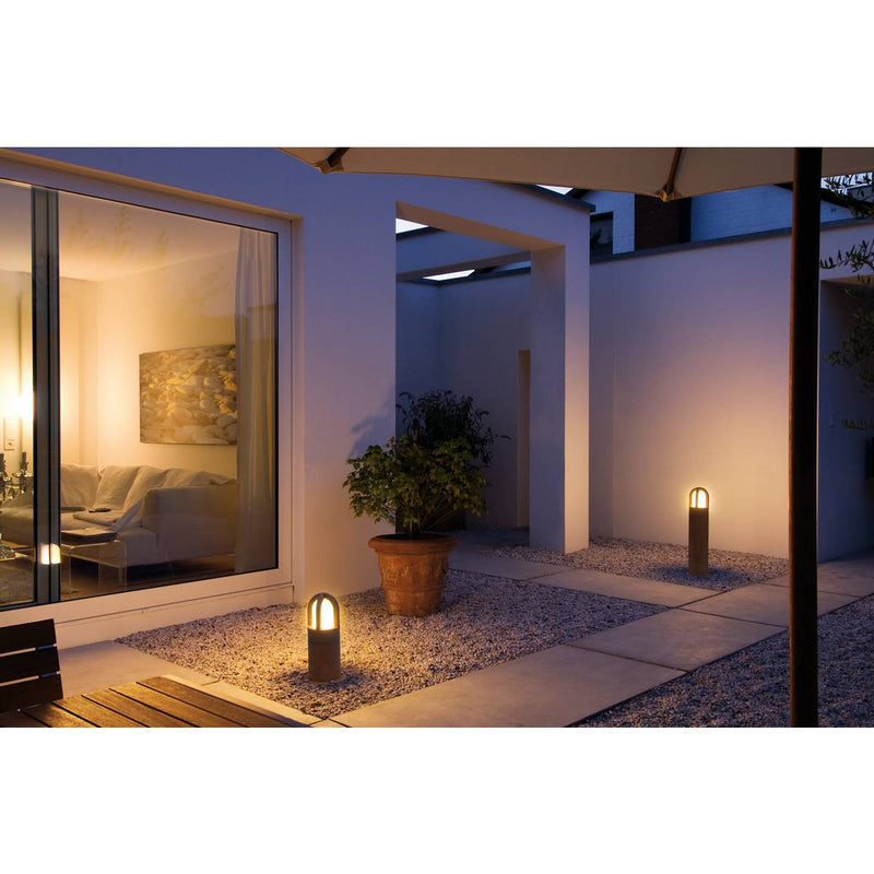 SLV 229431 RUSTY CONE 40 bollard light, rusted iron, E27 Energy Saver, max. 11W, IP54 - Toplightco