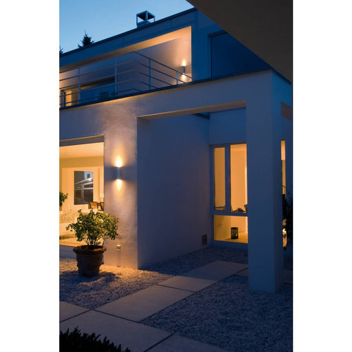 SLV 229532 THEO UP/DOWN OUT wall light, square, silver-grey GU10, max. 2x35W - Toplightco