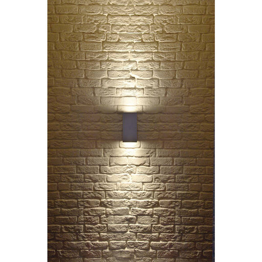 SLV 229574 BIG THEO UP/DOWN OUT wall light , square, silver-grey, ES111, max. 2x75W - Toplightco
