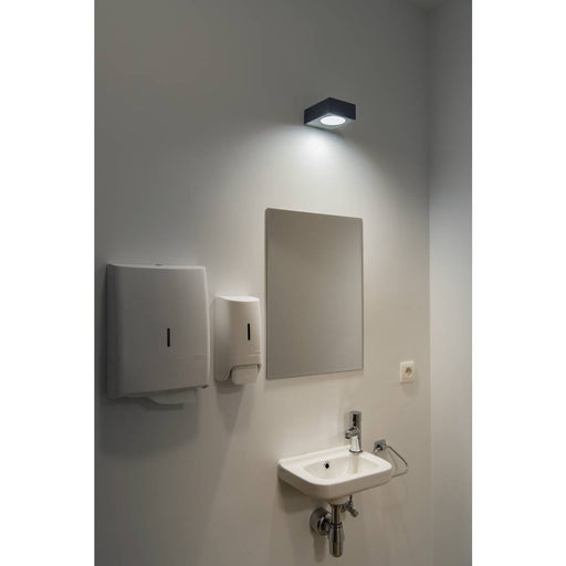 SLV 232285 QUADRASYL WL 15 wall light, square, anthracite, GX53, max. 11W, IP44 - Toplightco