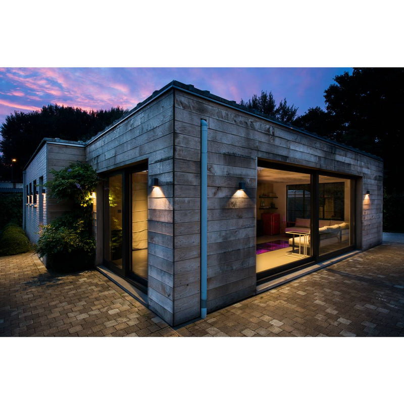 SLV 232435 QUAD 1 XL wall light, square, anthracite, 3.2W COB LED, 3000K, IP44 - Toplightco