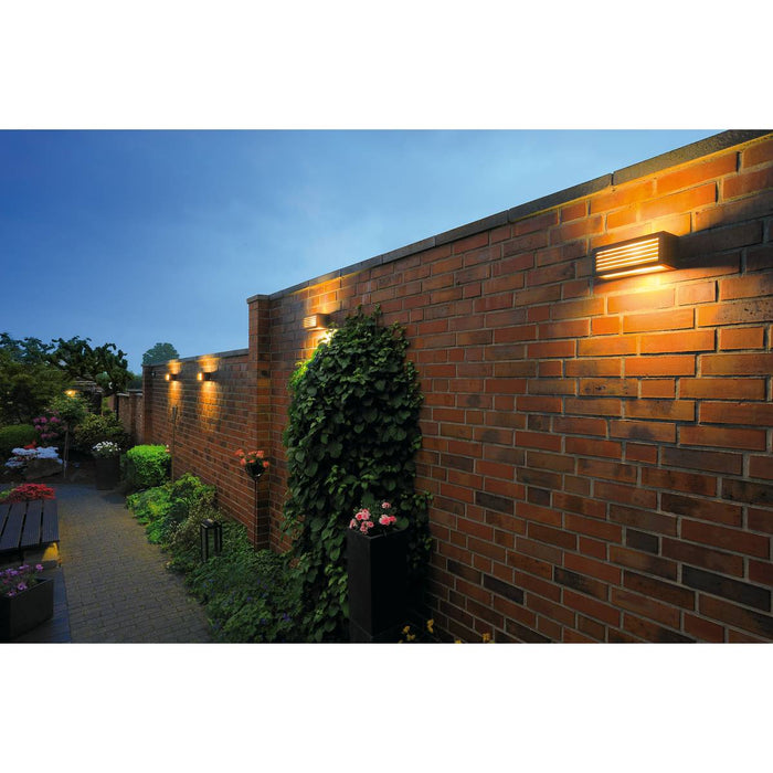 SLV 232497 BOX-L E27 wall light, square, rust, E27, max. 18W, IP44 - Toplightco