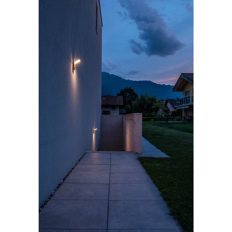 SLV 232915 ORDI LED wall light, anthracite, SMD LED, 3000K, IP44, with motion sensor - Toplightco