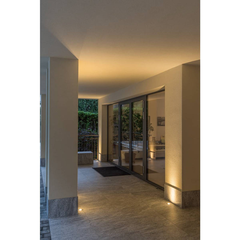 SLV 233500 DASAR LED inground fitting, round, stainless steel 316, 6W , 3000K, 12-25V, IP67 - Toplightco